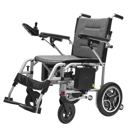 Aluminum Ultra Light Lightweight Folding Remote Wheelchair Handicapped Travel Portable Electric Wheelchairs