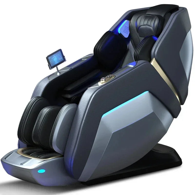 2026 Neuer 4D-Zero-Gravity-Massagesessel Ganzkörper-Sprachsteuerung Rückenheizung Airbags Bluetooth-Lautsprecher Fortschrittliches Entspannungsgerät