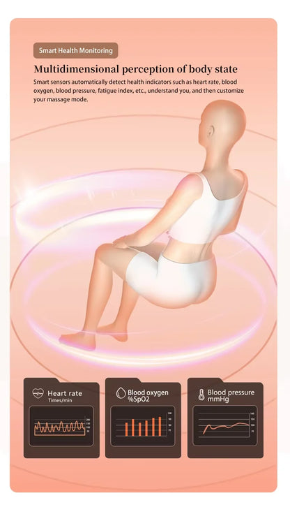 OEM Modern Shiatsu Massager Blood Circulation SL Track Full Body Luxury 4d Ai Zero Gravity Massage Chair