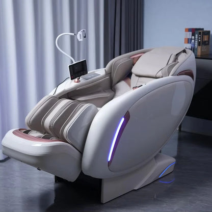 2026 Neueste Ganzkörper-Massagesessel Schwerelosigkeit SL-Schiene 4D-Stabmassage KI-Sprachsteuerung Elektrischer Massagesessel