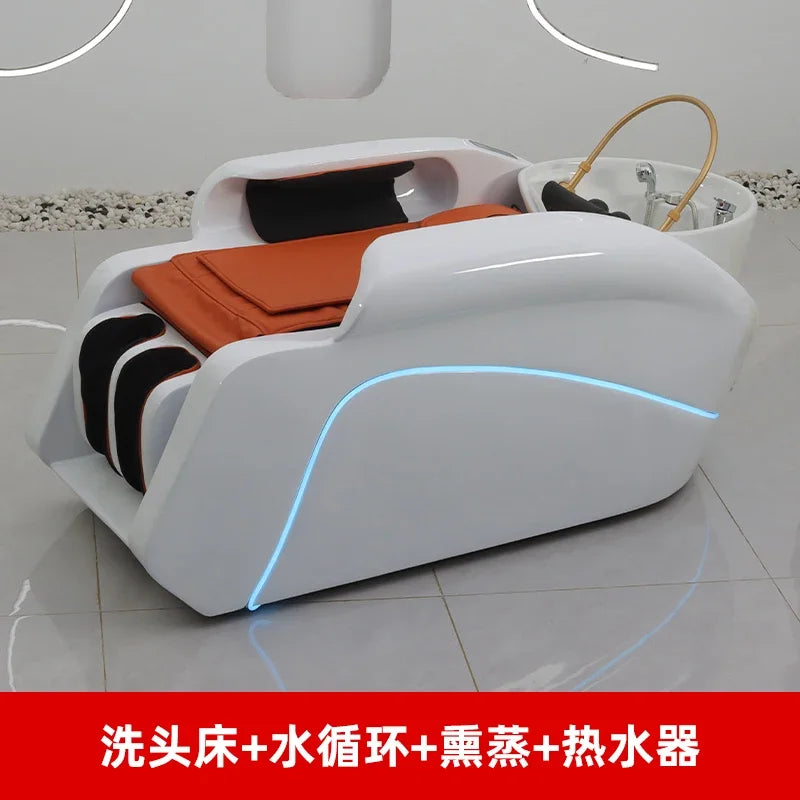 Kopfhautmassage-Shampoo-Bett Shampoo Waschen Friseurbecken Professionelle Ausrüstung Stuhl Chaise Friseursalon