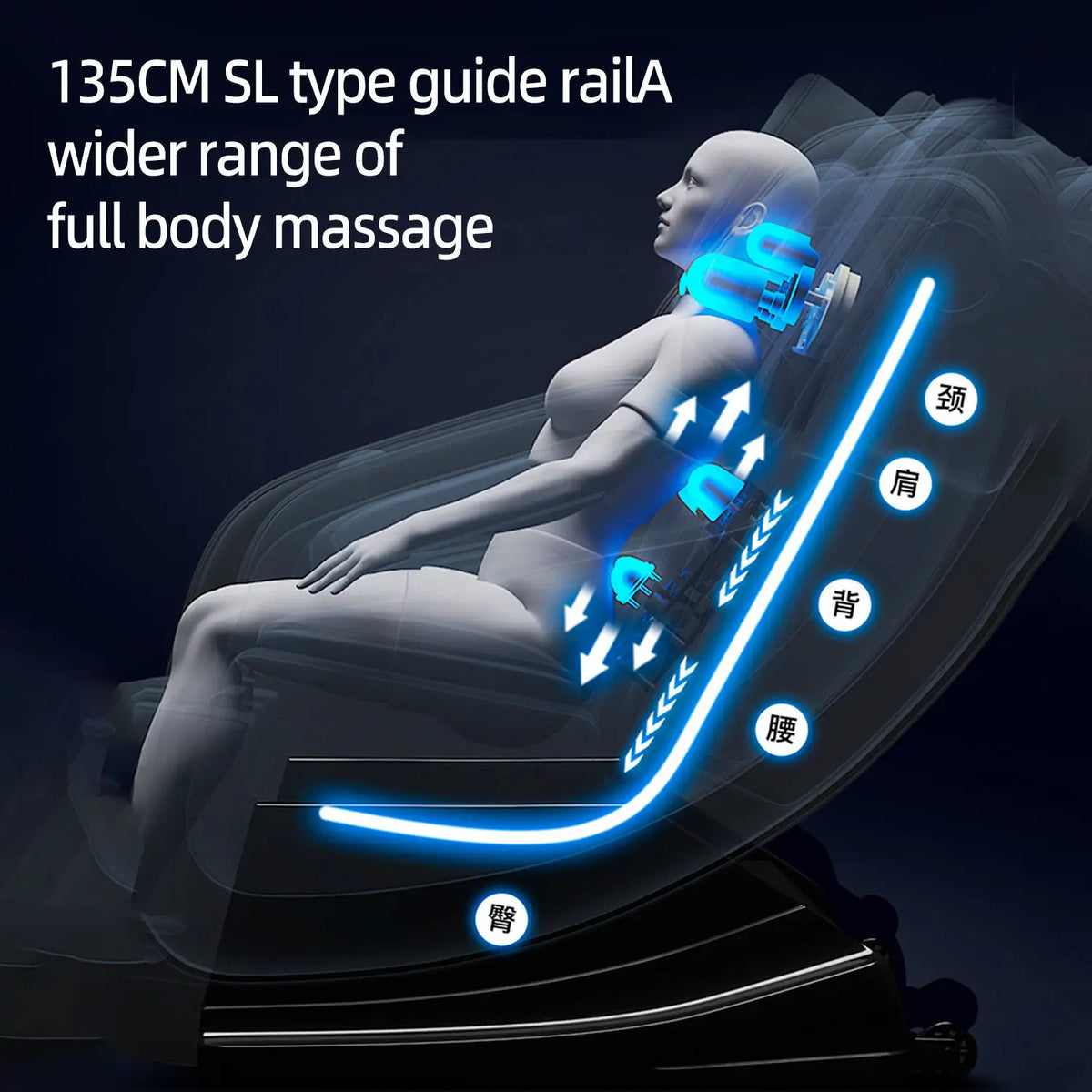 massage chair full body with airbag 3D Zero Gravity Massage Chair with Heat Therapy Foot Roller Bluetooth Music massage sofa