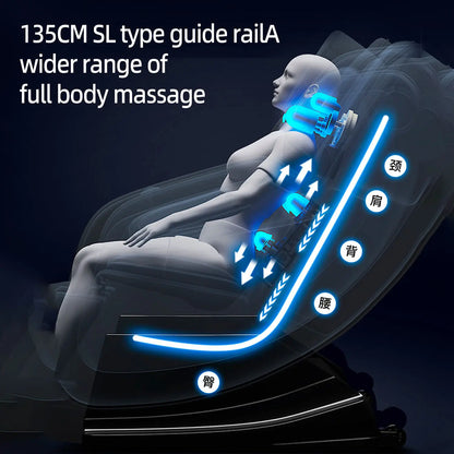 massage chair full body with airbag 3D Zero Gravity Massage Chair with Heat Therapy Foot Roller Bluetooth Music massage sofa