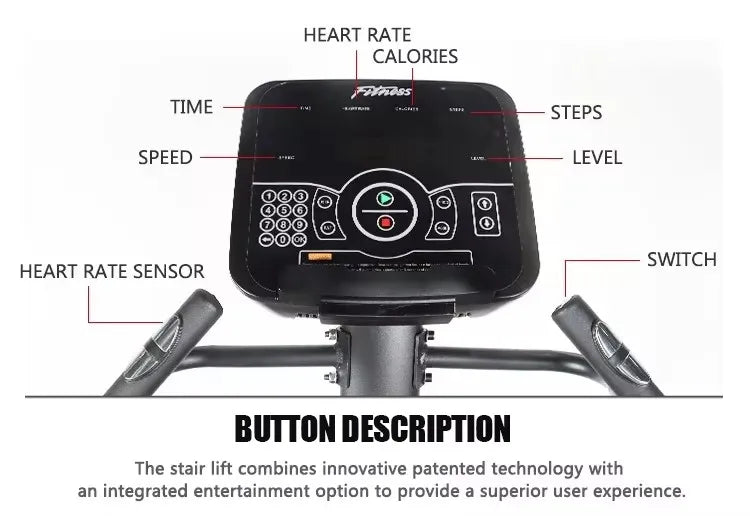 Kommerzieller Treppensteigtrainer, elektrischer Stair Master, Fitnessgeräte, Treppensteigmaschine