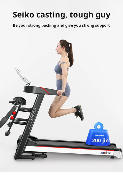 New Style Men and Women Mini Walking Machine Electric Treadmill for Home Use Folding Fitness Equipment Silent Treadmill