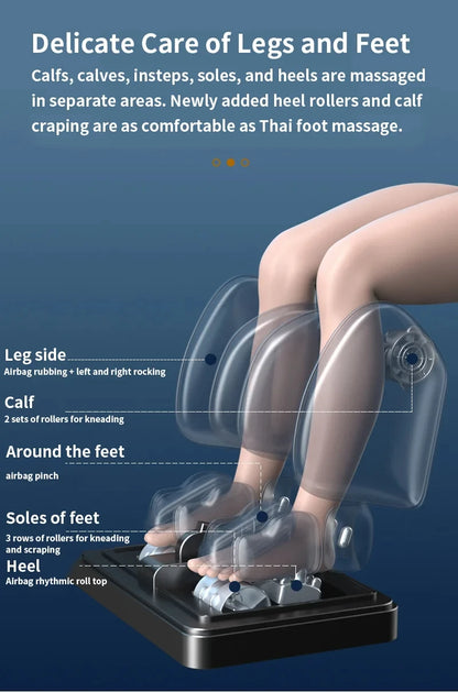 3 Jahre Garantie 4D SL Track Zero Gravity Ganzkörpermassagesessel mit Wärme und Airbag