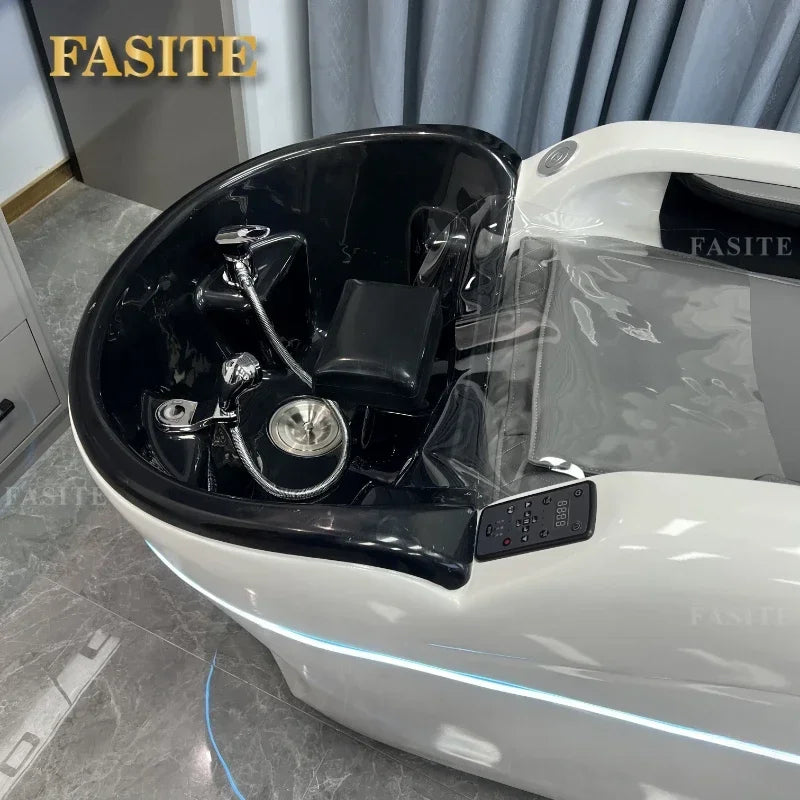 Simple Long - Lasting Multifunctional Smart Electric Massage Shampoo Bed, Barber Shop, Hair Salon, Massage Bed Superior
