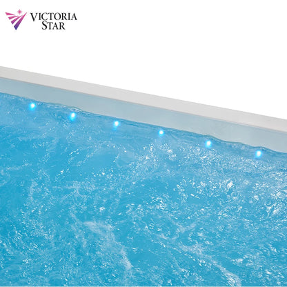 Endless Swim Spa Pool Outdoor Whirlpool Hot Tub ABS Acryl-Massage-Schwimmbecken