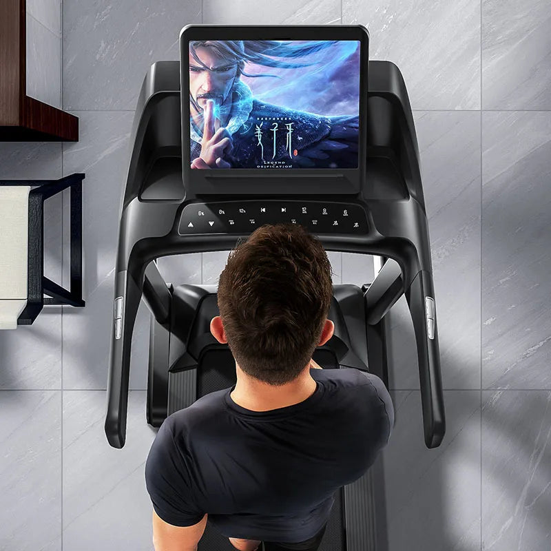 Home Use Electric Folding Treadmill Sport Gym Equipment Luxury Training Body Strong Cardio Training Commercial Treadmill