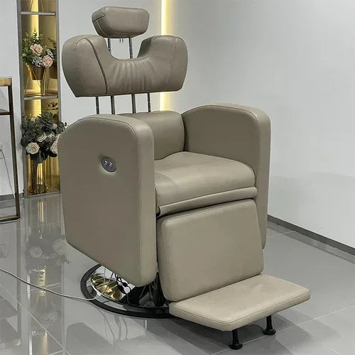 Kopftherapie Elektrischer Schönheits-Haarstuhl Multifunktionaler Augenbrauenrasier- und Ablagestuhl Physiotherapie Gesundheitsstuhl