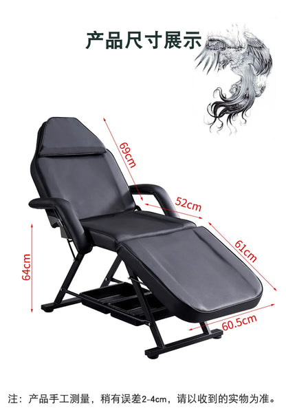 Tattoo Lounge Massage Tables Beauty Knead Comfort Iron Massage Tables Sleep PU Leather Furniture Letti Per Massaggi MH