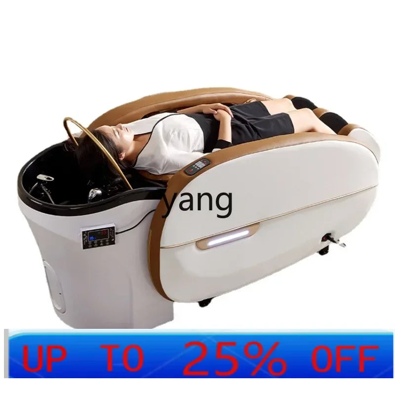 LMM Elektrisches Massage-Shampoo-Bett Schönheitssalon Spezielles Friseursalon Smart Head Therapy Wasserzirkulationsbett