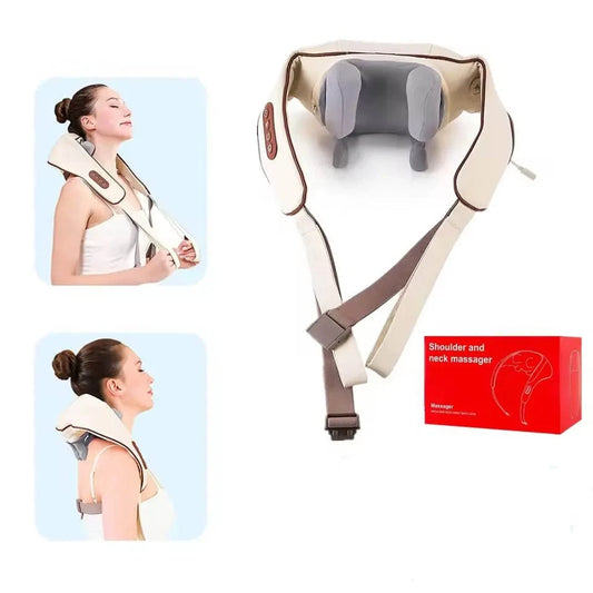 Wireless Neck &amp; Back Massager – Kneading Shoulder, Cervical, and Trapezius Relaxation Shaw