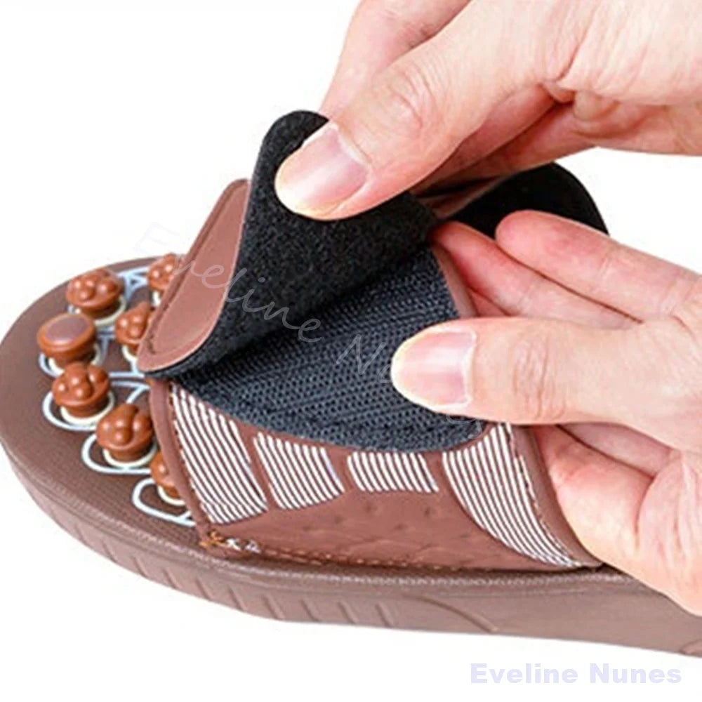 Foot Massage Slippers Men/women Gift First Choice Acupressure Jade Spring Magnetic Therapy Shoes