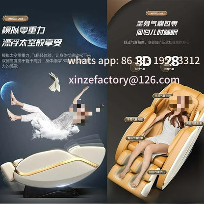 Massagesessel Home Ganzkörper Intelligentes Massage-Sofa Vollautomatisch Multifunktionaler Deluxe Zero Gravity Massagesessel Space Ca