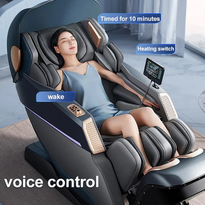 Home Use Automatic Multi-Function Full-Body Space Capsule Zero-Gravity Smart SL Dual-Track Massage Chair - Factory Direct