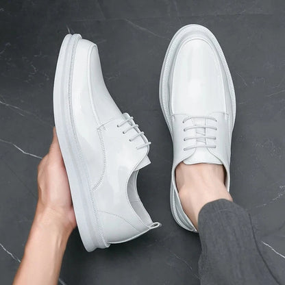 Handmade Leather Men’s Shoes – 2024 Casual Oxfords & Business Sneakers