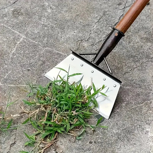 Pelle de désherbage et de bordure en métal robuste |   Outil de jardin multi-usage pour couper, glace, nettoyage, manuel, résistant à la rouille