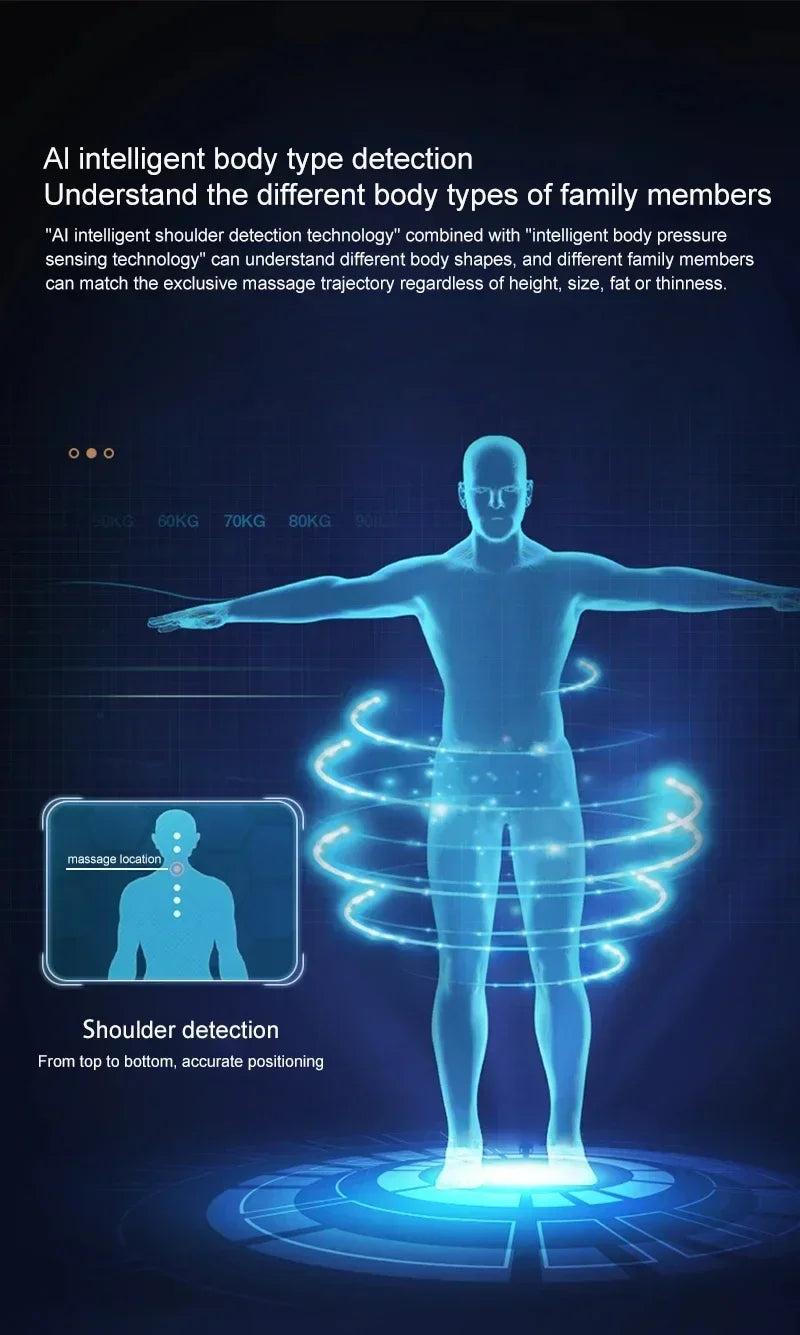 2026 Neuer 4D-Zero-Gravity-Massagesessel Ganzkörper-Sprachsteuerung Rückenheizung Airbags Bluetooth-Lautsprecher Fortschrittliches Entspannungsgerät