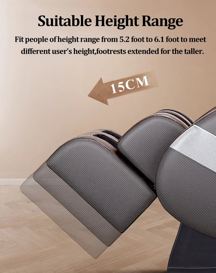 Air Pressure Massage Chait Armchair 8d Massage Chair for Rolling Poltrona Massaggio