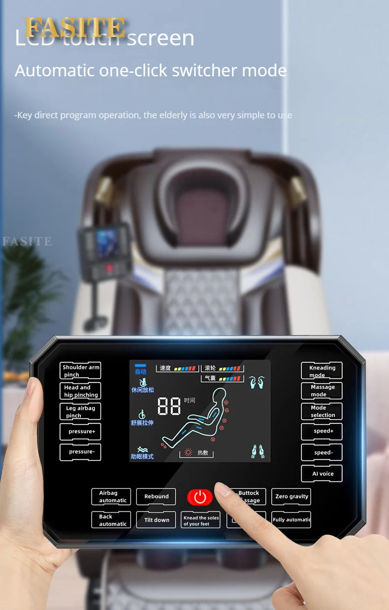 Smarter Massagesessel, Haushaltsklein, automatisch, multifunktional, Raumkapsel, Schwerelosigkeit, Sofa-Massagegerät