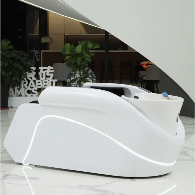 Kopfhautmassage-Shampoo-Bett Shampoo Waschen Friseurbecken Professionelle Ausrüstung Stuhl Chaise Friseursalon