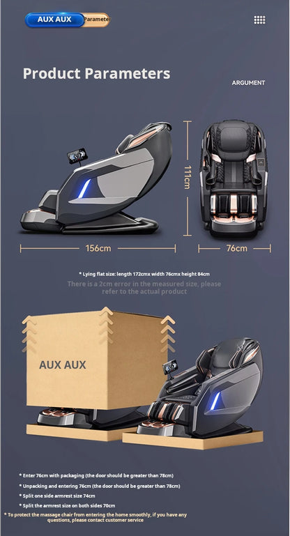 Electric 4d 3d zero Gravity Full Body Stretching Massage Chair Full Body Massager Price
