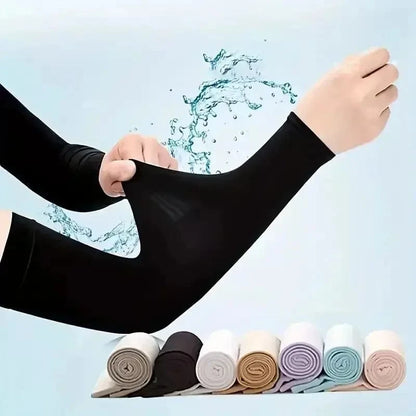 Cooling Arm Sleeves – 1 Paire de Manchons de Protection Solaire Anti-UV pour Hommes et Femmes