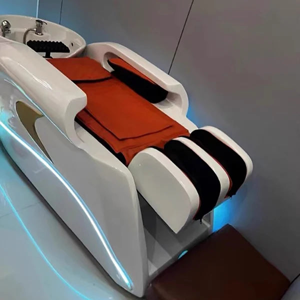 Professional Luxury Lounge Chair Barber Shop Head Spa Massage Shampoo Bed Hair Shampoo Chair
