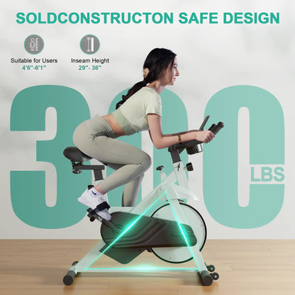 Superun Heimtrainer, Standfahrrad mit 32-stufigem Magnetwiderstand für Zuhause, geräuscharmes Trainingsfahrrad für den Heimgebrauch