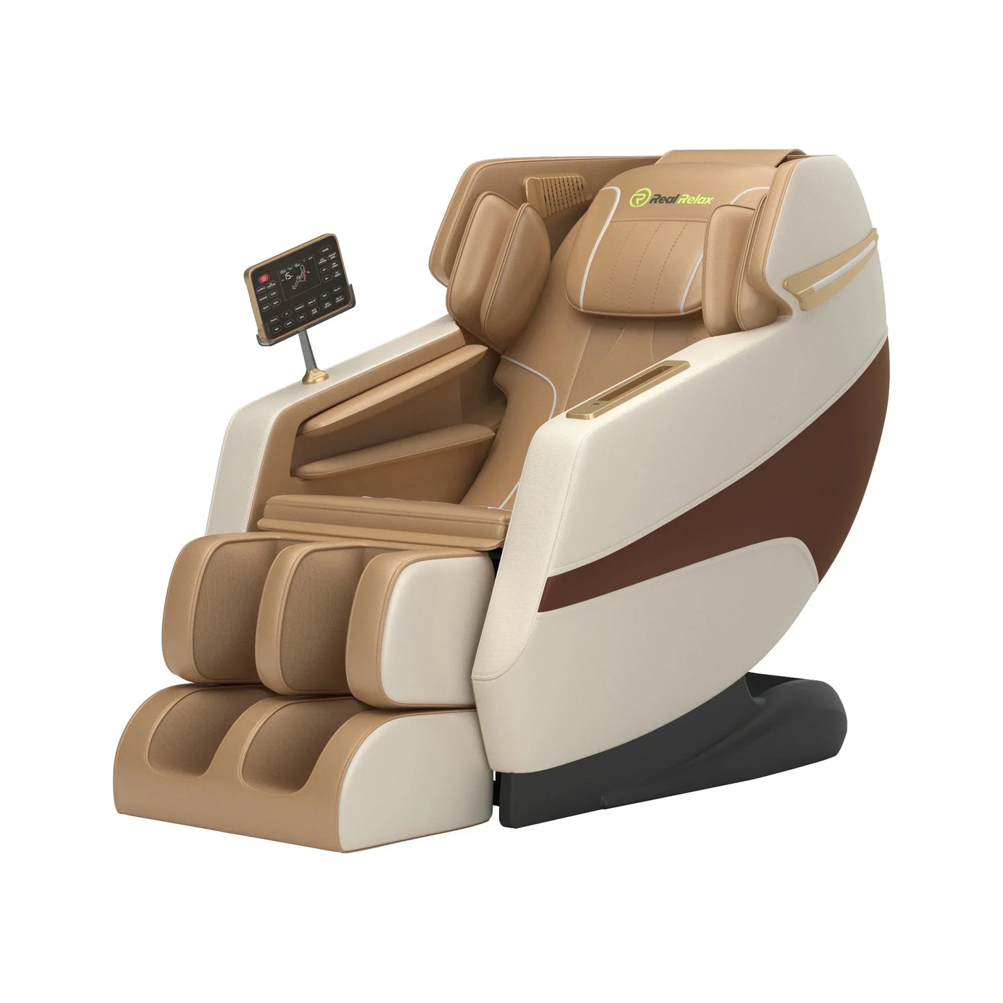 F12 Moderner Kunstleder-Relax-Sessel mit elektrischer Liegefunktion, Heizung, Massagefunktion und Musikwiedergabe, Ganzkörper für Wohnzimmer Sofa, Schwerelosigkeit