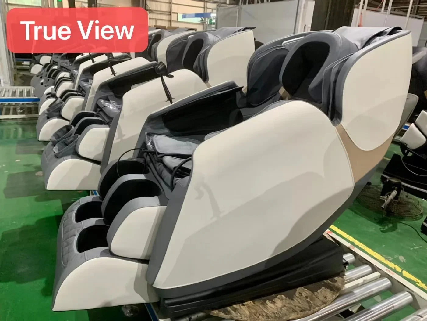 2025.China Best 0 Gravity Electric 3d 4d Sl Track Salon Massage Chair Full Body Bed