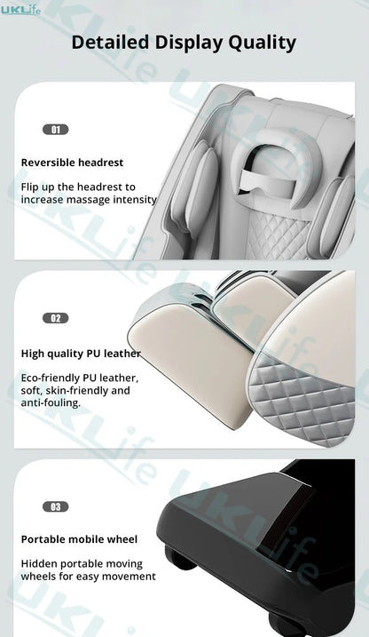 Three Year Warranty Home 4D Heating Massage Chairs Multifunctional Full Body Air Bag Wrapped Zero Gravity 3D Massage Office Sofa