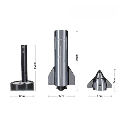 SpaceX Starship 1:200 Model Humidifier with Flame Effects – Functional Rocket Launcher Decorative Ornament