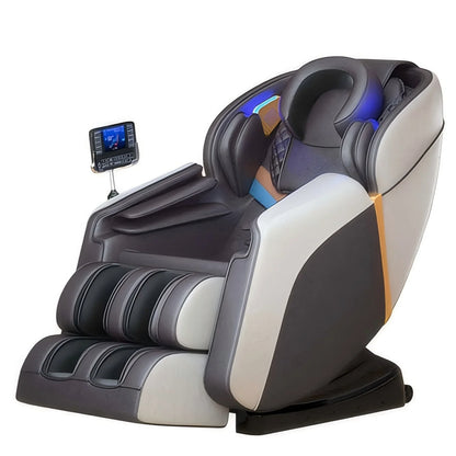 4D Ganzkörper-Massagesessel Zero Gravity Shiatsu-Massagesessel Bluetooth-Lautsprecher, Airbags, Heizung und Fußmassage