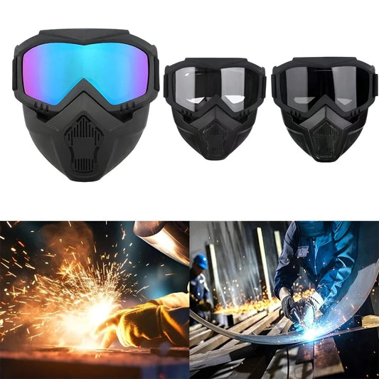 Auto-darkening welding mask