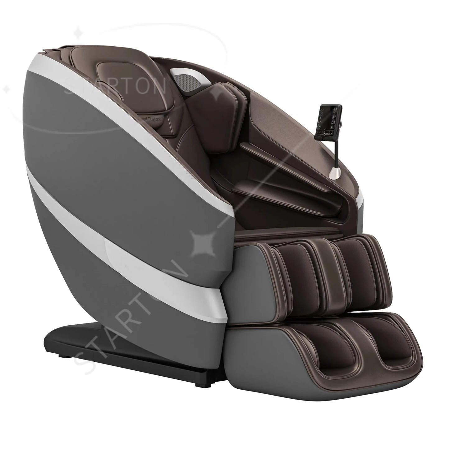 New Massage Chair 3d Luxury Full Body Zero Gravity Chair Leather Heat Foot Roller with Electric