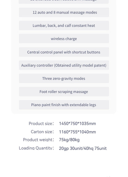 Customizable Massage Chair Home Multifunctional Voice Space Capsule Full Body Electric Massage Sofa Chair