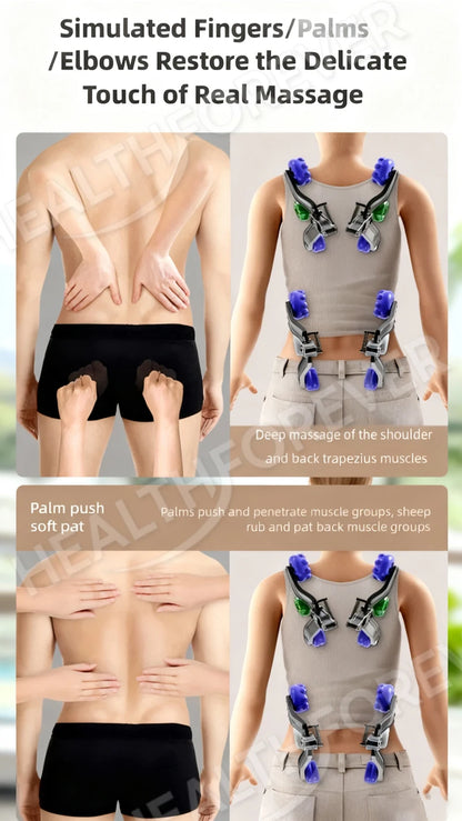 6D+6D Dual 6-Kopf-Massagesessel SL Track Wärmetherapie KI-Sprachsteuerung Thai-Stretch-Massagesessel 4D Zero Gravity Gesundheits-Scan