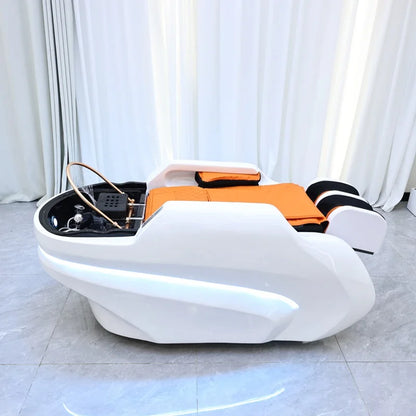 Customization Color 4D Full Body Massage Shampoo Bed Beauty Salon Hair Washing Spa Head Therapy Bed for Barbershop