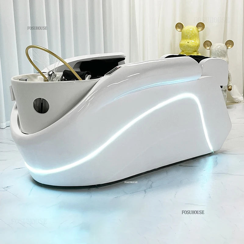 Multifunktionales Head Spa Vollautomatisches intelligentes Massagebett für Schönheitssalon für Gesundheitsclub Kommerzielle Salonmöbel