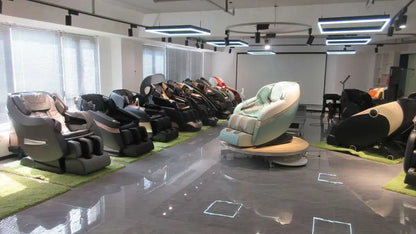 Full Body Zero Gravity Recliner Chair Heat Therapy Foot Roller Massage Chair Electric Shiatsu Vibrating Airbag Massage System