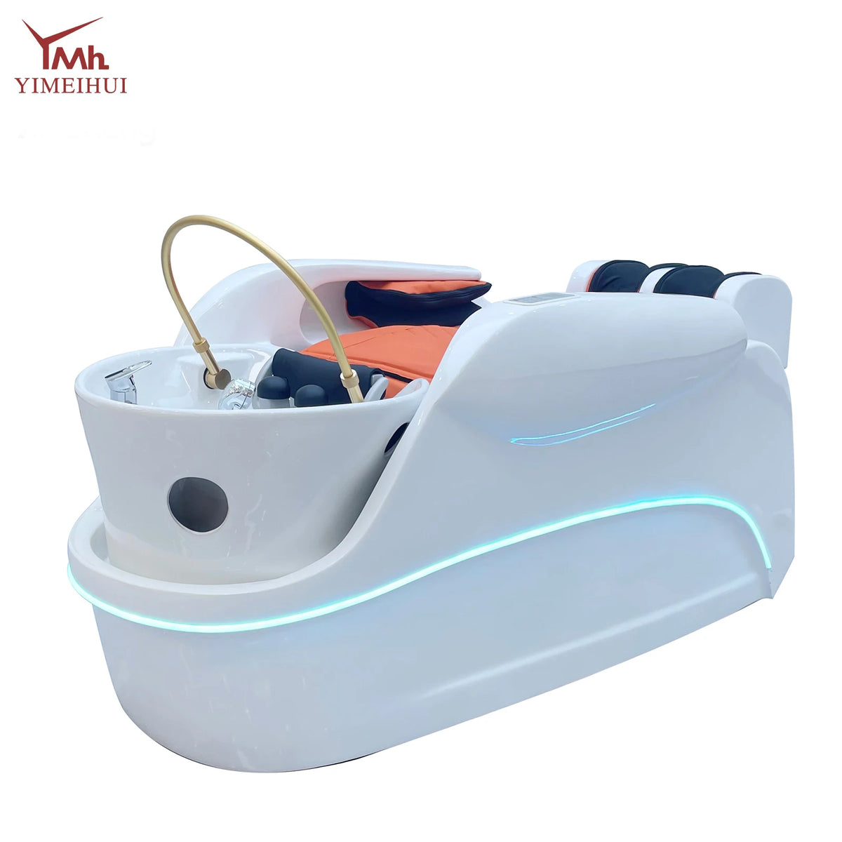 Salon Spa Liege-Haarwaschtisch Bett Elektrischer Massage-Shampoo-Stuhl mit Wasserzirkulations-Dampfer