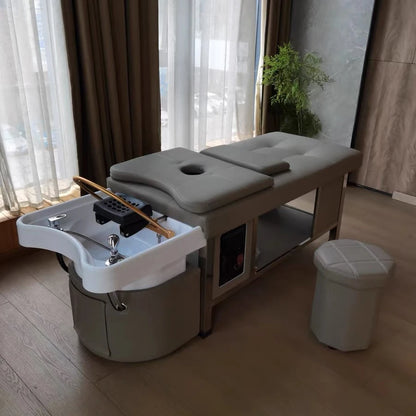 Ganzkörpermassage-Haar-Spa-Elektro-Wasserkreislauf-Shampoo-Bett für Friseursalon