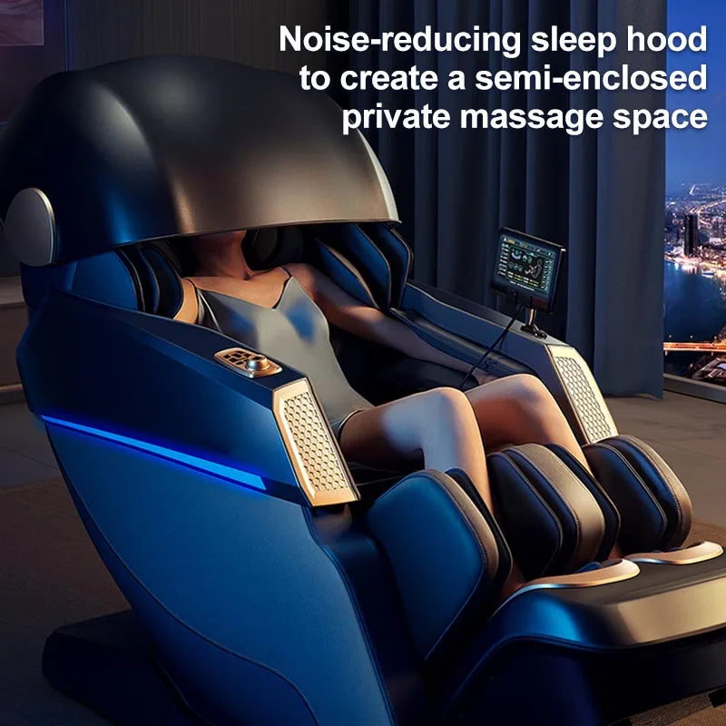 Home Use Automatic Multi-Function Full-Body Space Capsule Zero-Gravity Smart SL Dual-Track Massage Chair - Factory Direct