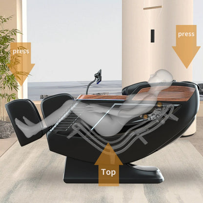 3-year warranty massaye chair 4d zero gravity Thai stretching kneading heating Bluetooth Speaker Airbags SL track massage sofa