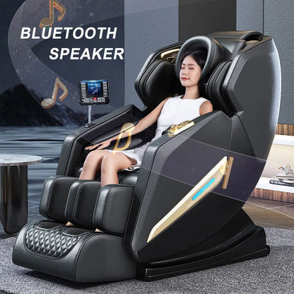 KI-gesteuerter intelligenter Massagesessel Schwerelosigkeit Geräuschloser Betrieb Lendenwirbelstütze Ergonomisches Design Ganzkörper-Massagesessel
