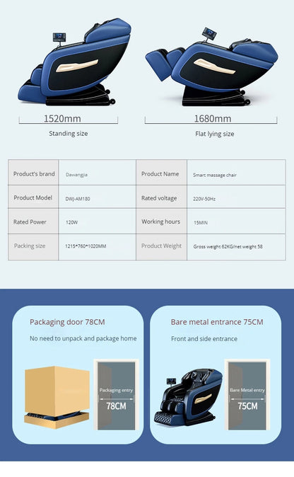 Guangdong Cheap Sl Track Full Body Shiatsu Massage Chair 8d zero Gravity Luxury Dropshipping Full Body Wholesale Ningde Mk
