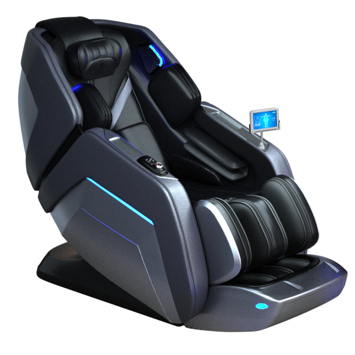 OEM Modernes Shiatsu-Massagegerät, Durchblutung, SL-Schiene, Ganzkörper-Luxus-4D-AI-Schwerelosigkeits-Massagesessel