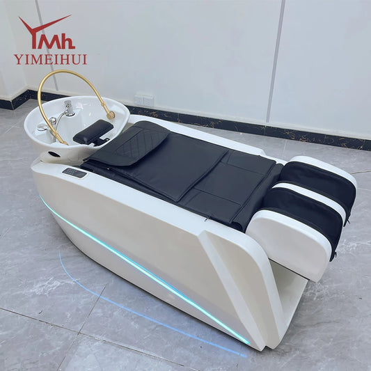Japanische Head Spa Haarwasch-Massageliege Massageliege mit Dampf SPA Kopf-Wassertherapie